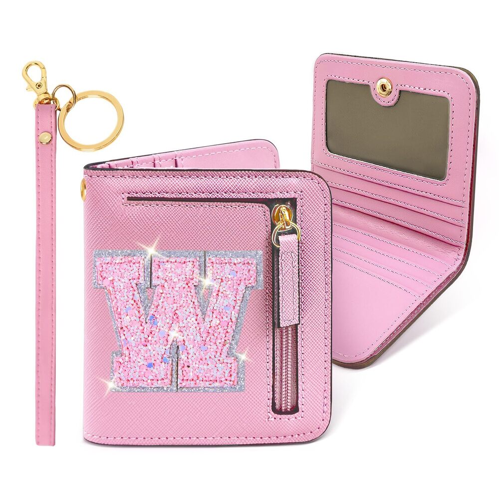3398 Mini Wallet with RFID Blocking Initial Monogrammed for Girls Birthday